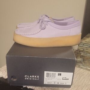 Clarks Originals Lilac Wallabee Cup /womens 9m/discontinued